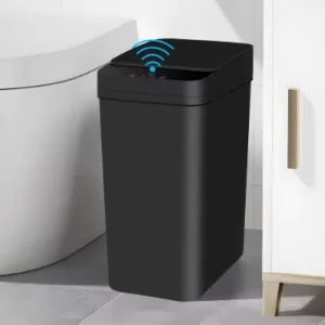 Basurero inteligente con sensor de apertura automática sin contacto